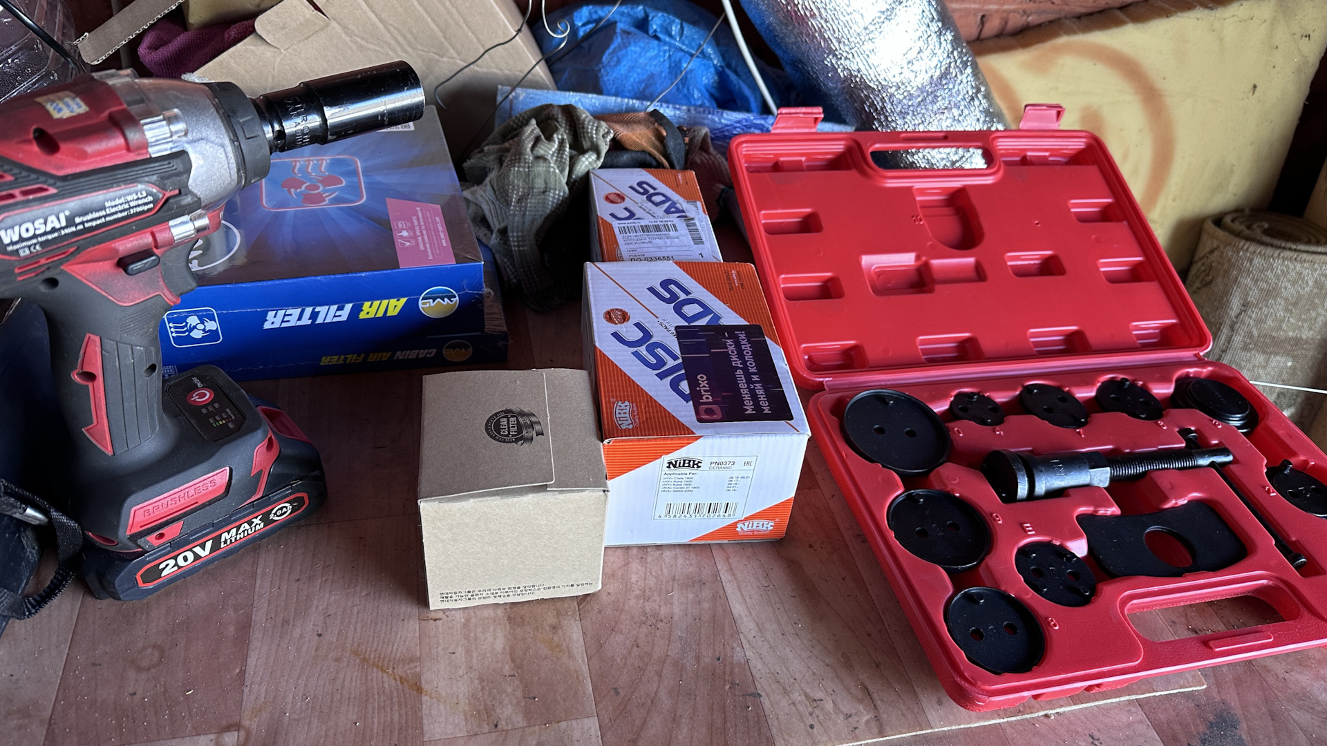 Очередное ТО и замена колодок в круг — KIA Ceed (1G), 1,6 л, 2010 года ...