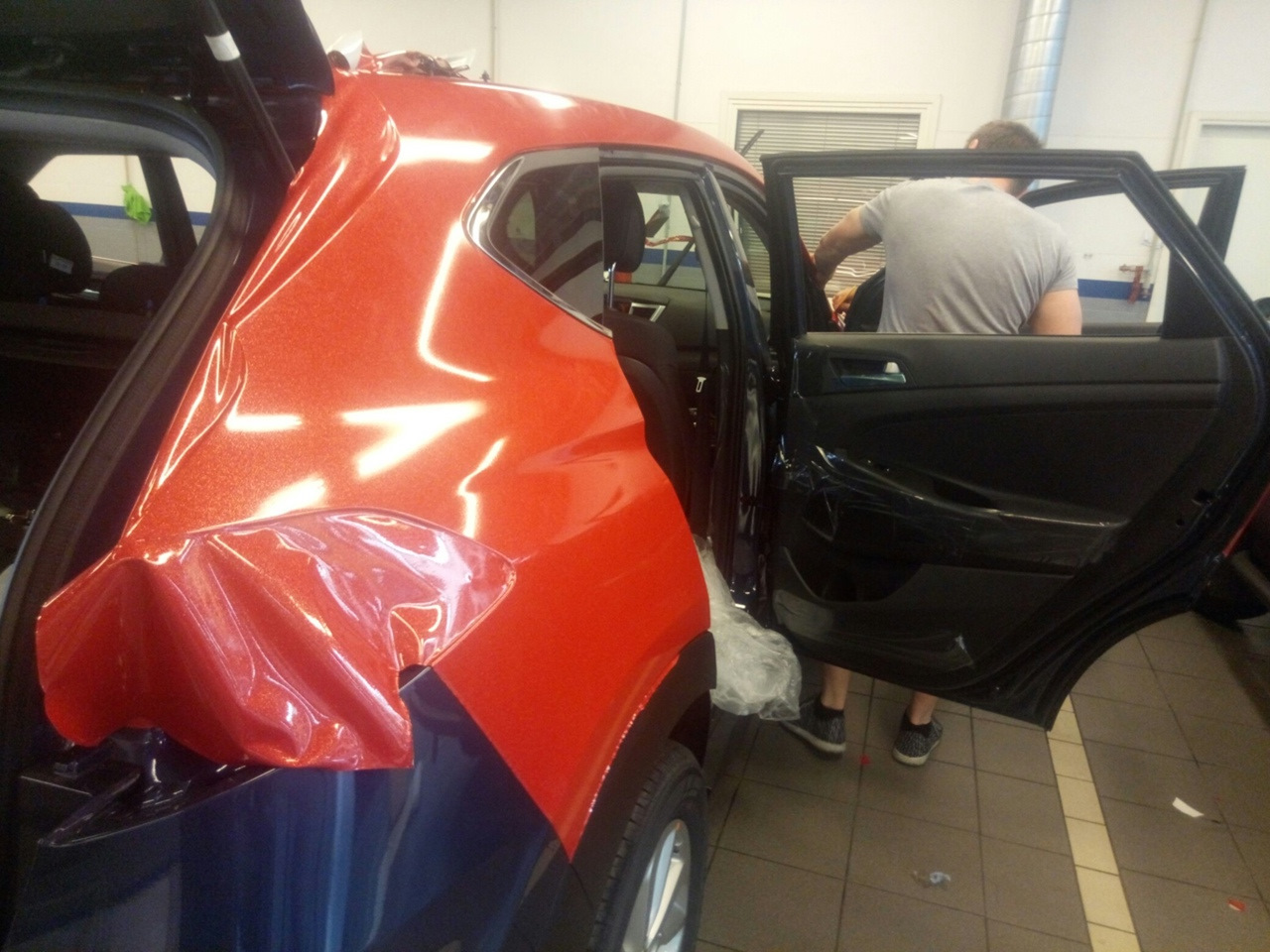 Полная оклейка авто цветной виниловой пленкой. — DRIVE2