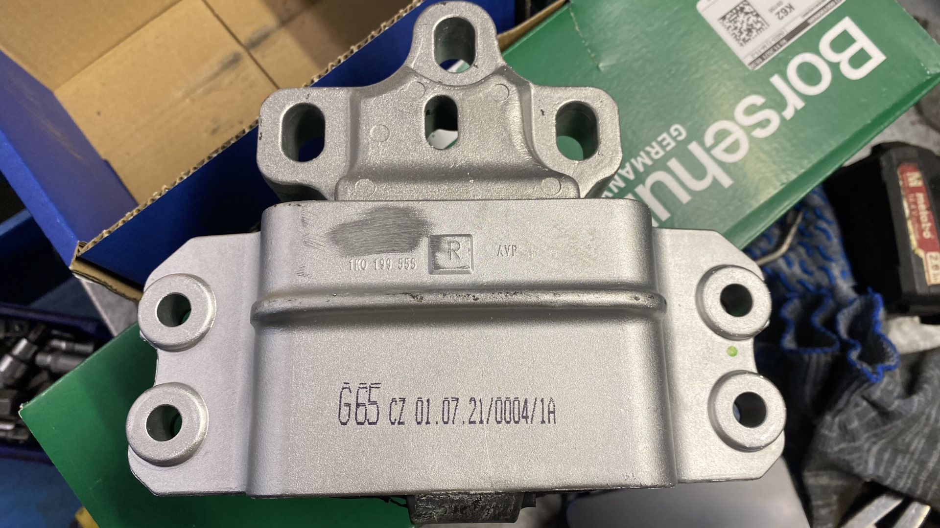 Опора ДВС и КПП — Skoda Octavia RS A5 Mk2, 2 л, 2011 года | визит на ...