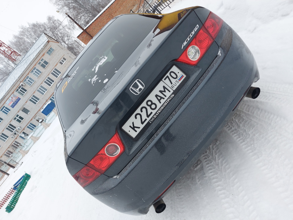 Подтраивает двигатель. — Honda Accord (7G), 2,4 л, 2003 года | своими ...