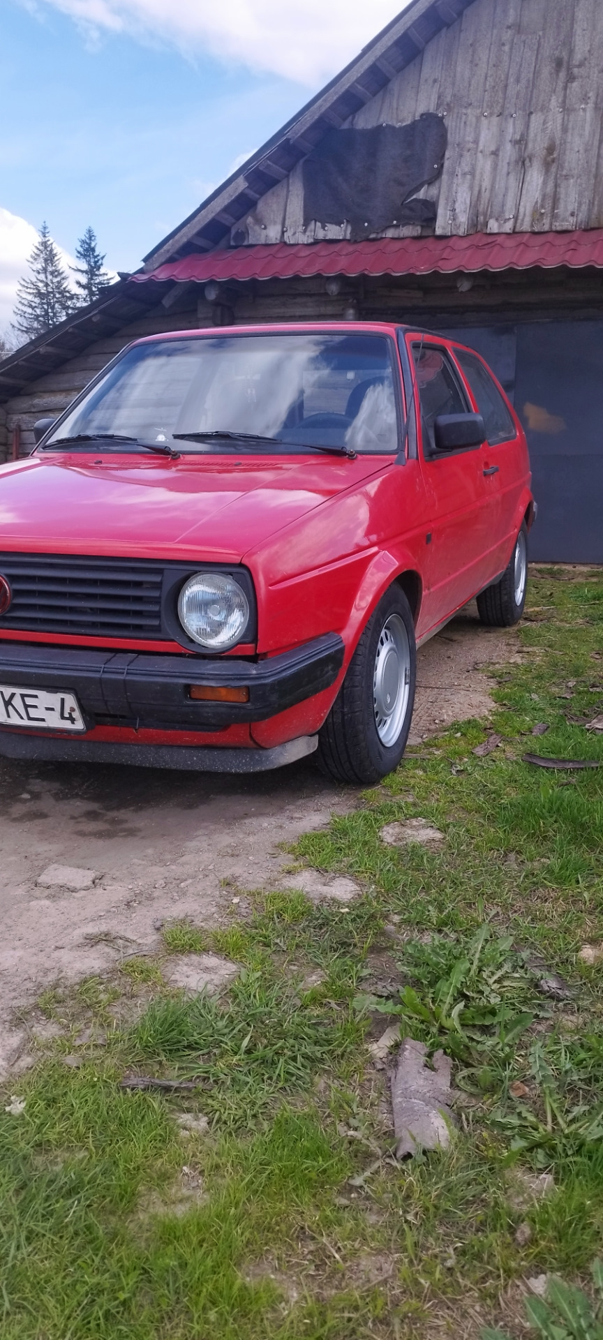 Переобувка и подготовка к техосмотру — Volkswagen Golf Mk2, 1,6 л, 1989  года | колёсные диски | DRIVE2