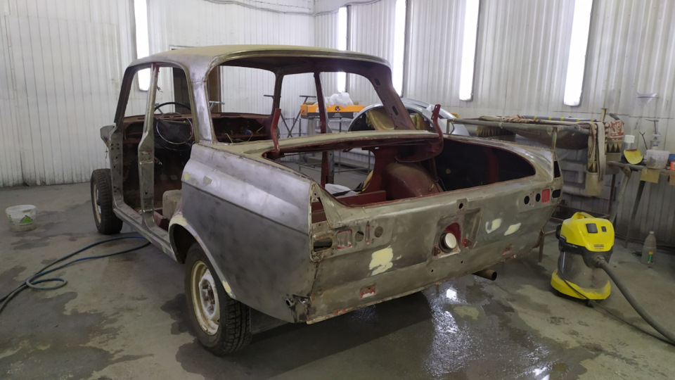 Грунтование кузова М-412 — Москвич 412, 1,5 л, 1991 года | кузовной ...