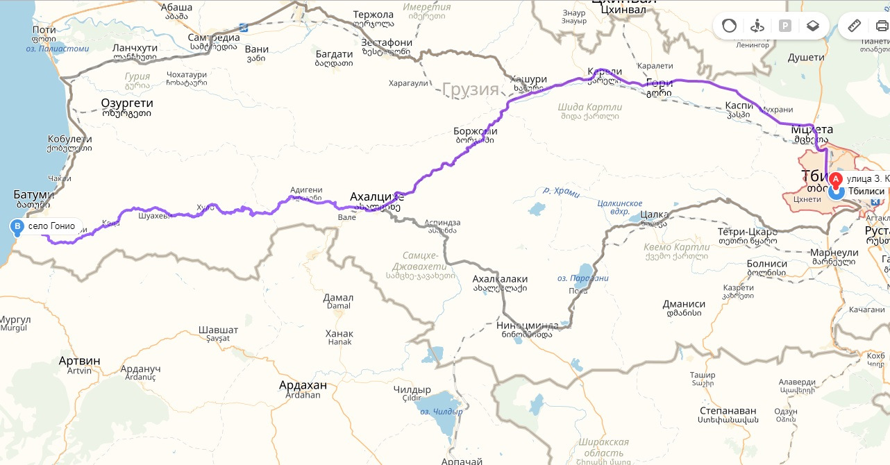 Москва батуми. ЖД дорога Батуми Тбилиси на карте. Дорога от Тбилиси до Батуми. Маршрут поезда Тбилиси Батуми. ЖД дорога Тбилиси Ереван.