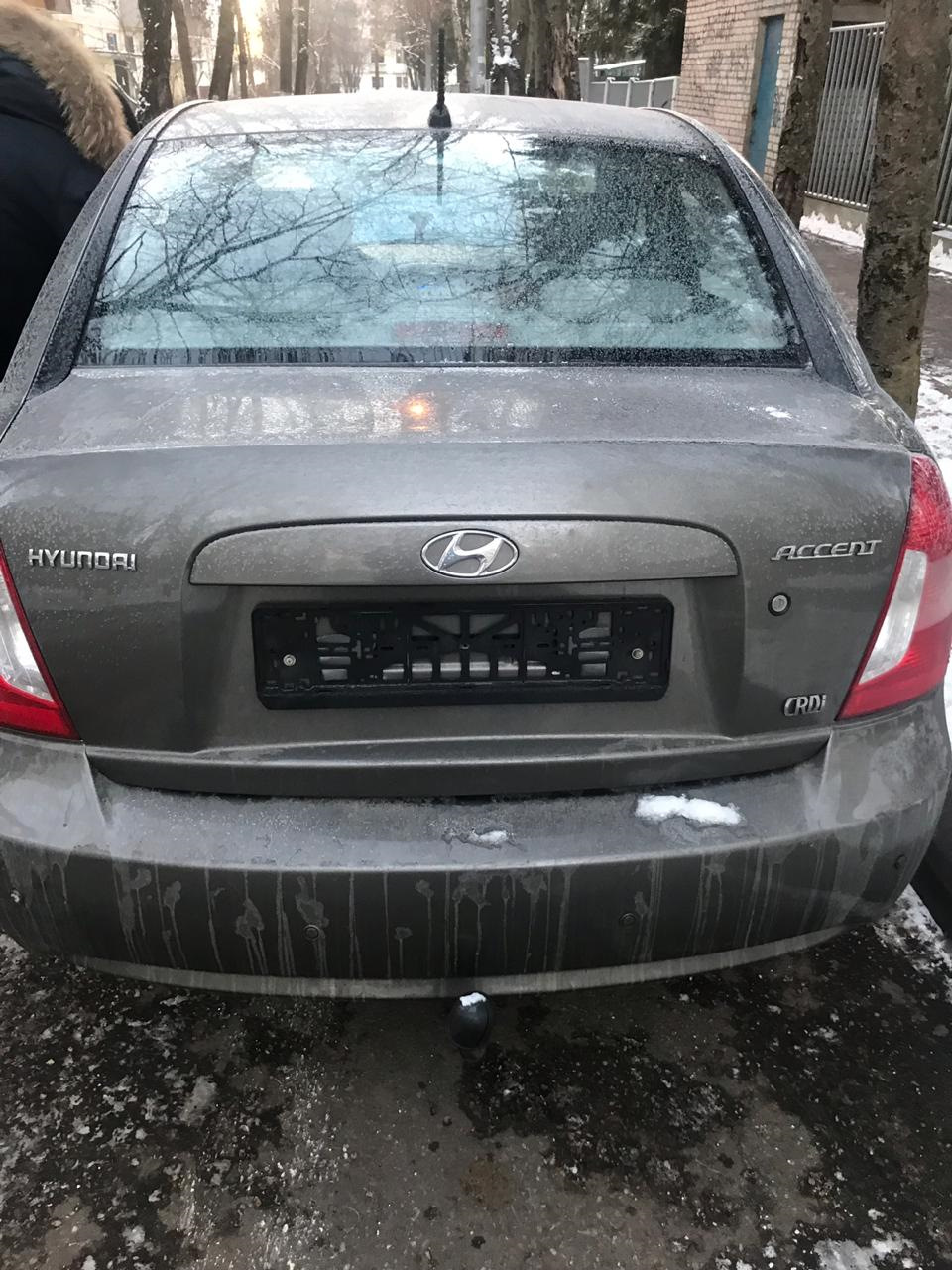 Сняли номера — Hyundai Accent (3G), 1,5 л, 2008 года | поломка | DRIVE2