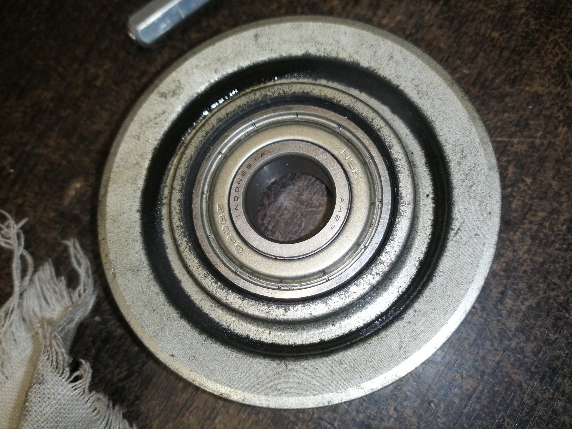 Замена подшипника натяжного ролика. Снятие бампера. — Honda Freed (1G ...