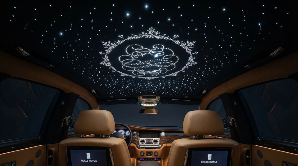 Личная монограмма на звёздном небе