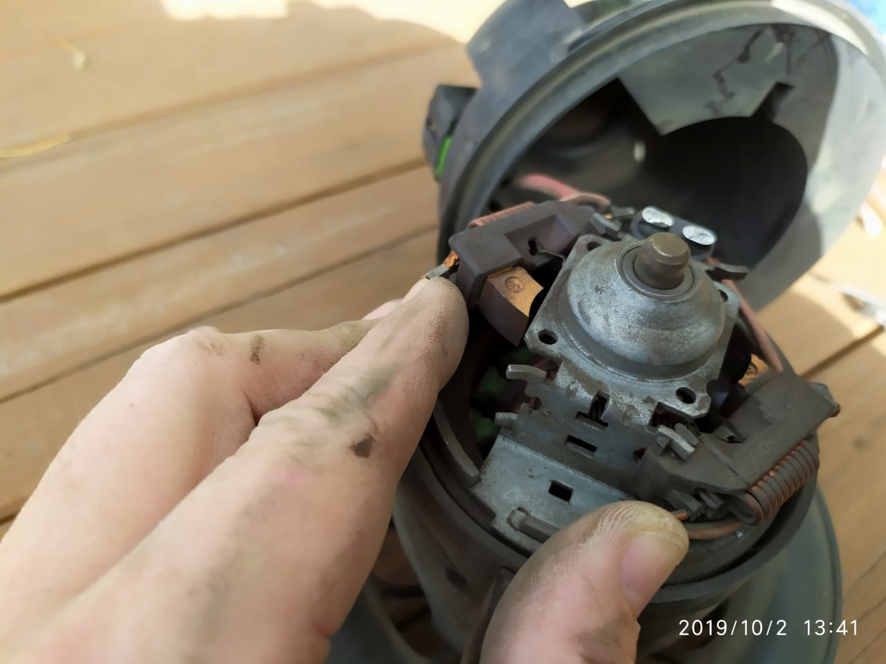 очистка вентилятора отопителя - Ford S-Max (1G), 2,3 л, 2008 года просто так DRI