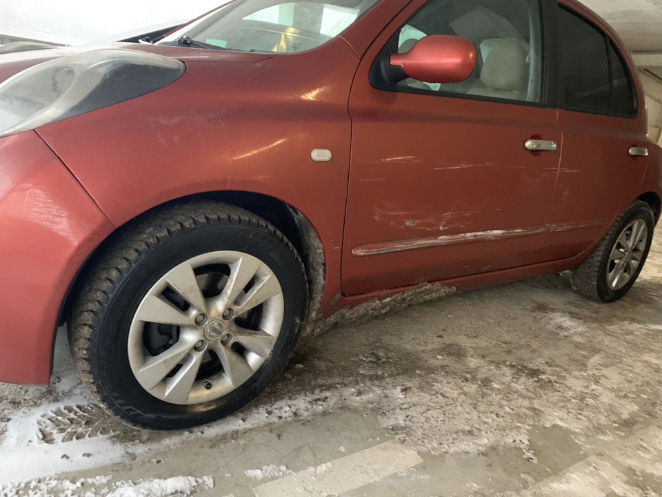 ДТП 29.12.21, MTF fl10ns, MTF vanadium h4 (5000K) — Nissan Micra (K12C ...