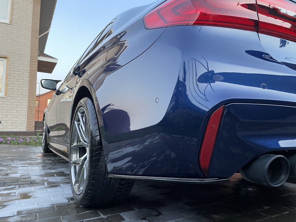 Элероны на задний бампер — BMW 5 series (G30), 3 л, 2019 года | тюнинг ...