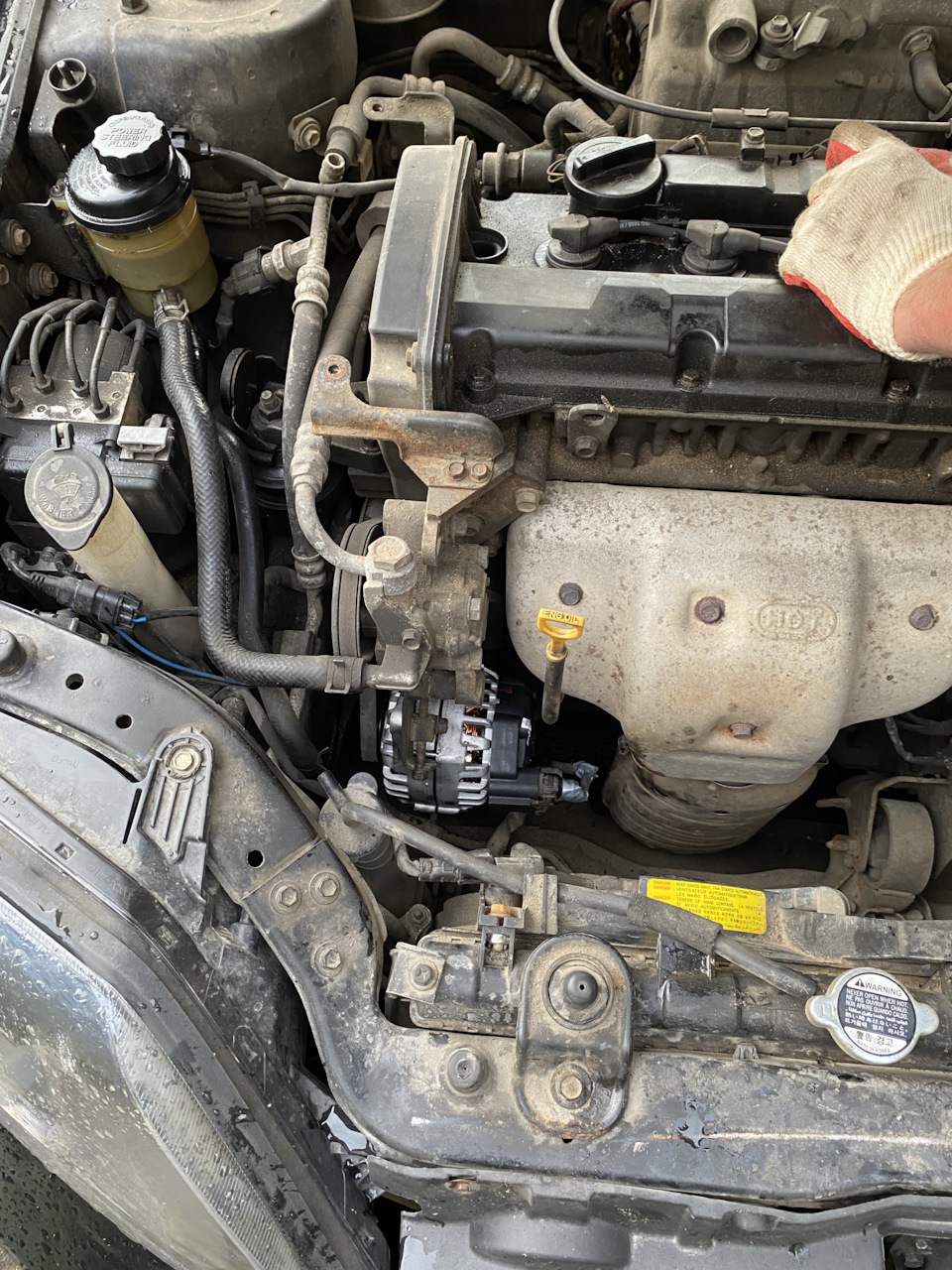 Замена генератора и катушек зажигания 💥🛠 — Hyundai Tiburon (GK), 2 л ...