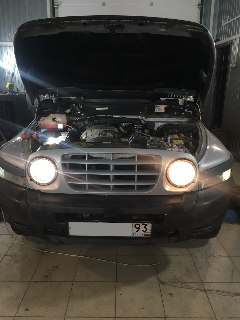 26.02.2022 Замена ламп Н4 в фарах — ТагАЗ Tager 3D, 2,3 л, 2009 года ...
