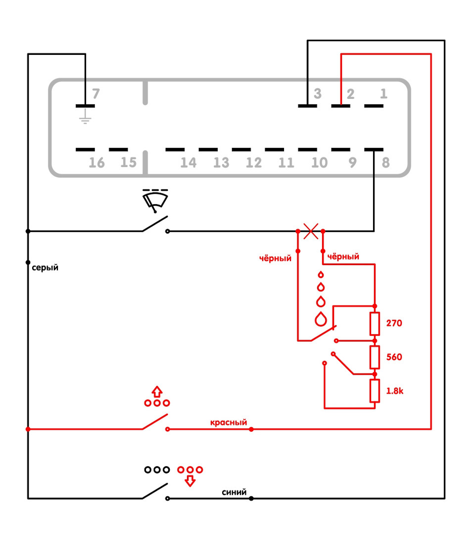 Переключатель дворников duster дорестайл