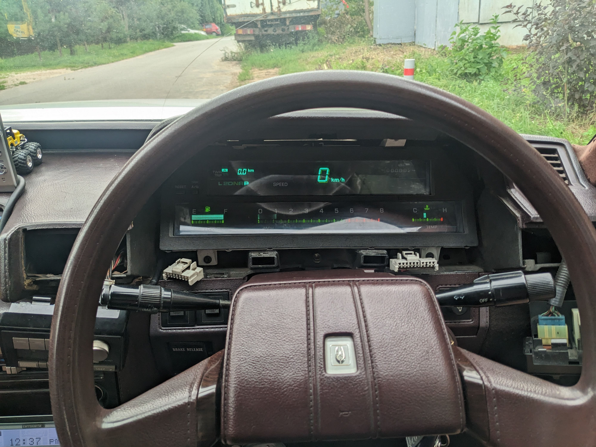 Цифровая приборка и новый руль — Toyota Mark II (70), 2 л, 1987 года ...