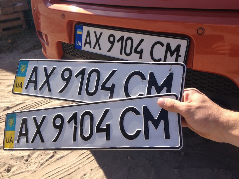 Замена Номеров (со старого образца на новые) — Great Wall Voleex C10, 1 ...