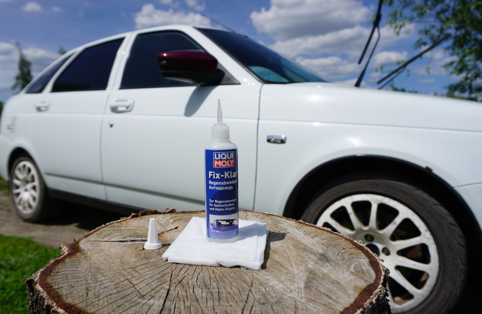 Антидождь LIQUI MOLY в действии! Обработка концентратом стекол ...