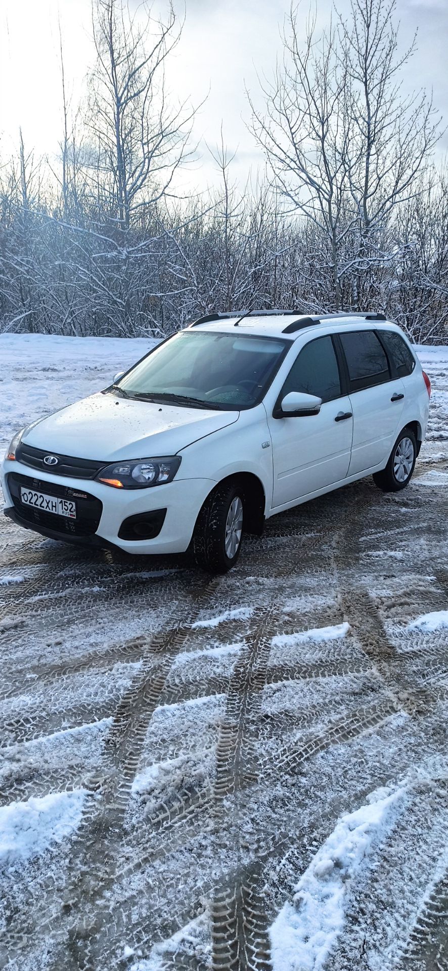 Зимний сэтап — Lada Калина 2 универсал, 1,6 л, 2018 года | мойка | DRIVE2