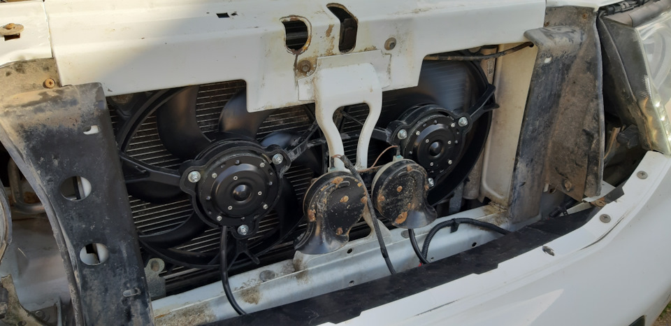 Вентиляторы охлаждения радиатора кондиционера — УАЗ Patriot, 2,7 л ...