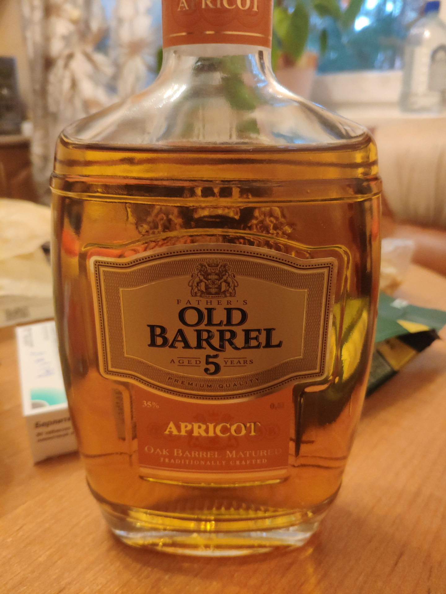 Аперитив fathers old barrel apricot