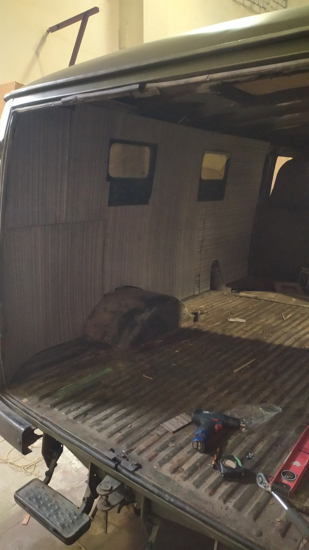 Обшивка салона Буханки — УАЗ 2206, 2,2 л, 2007 года | своими руками ...