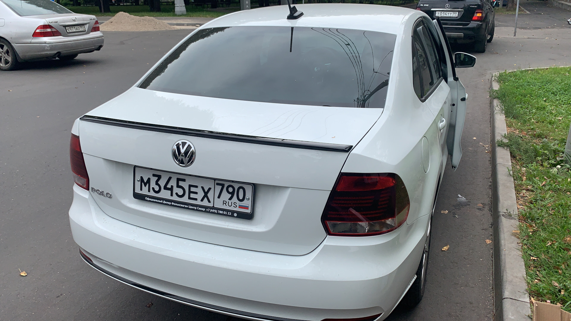 Лип спойлер Volkswagen Polo