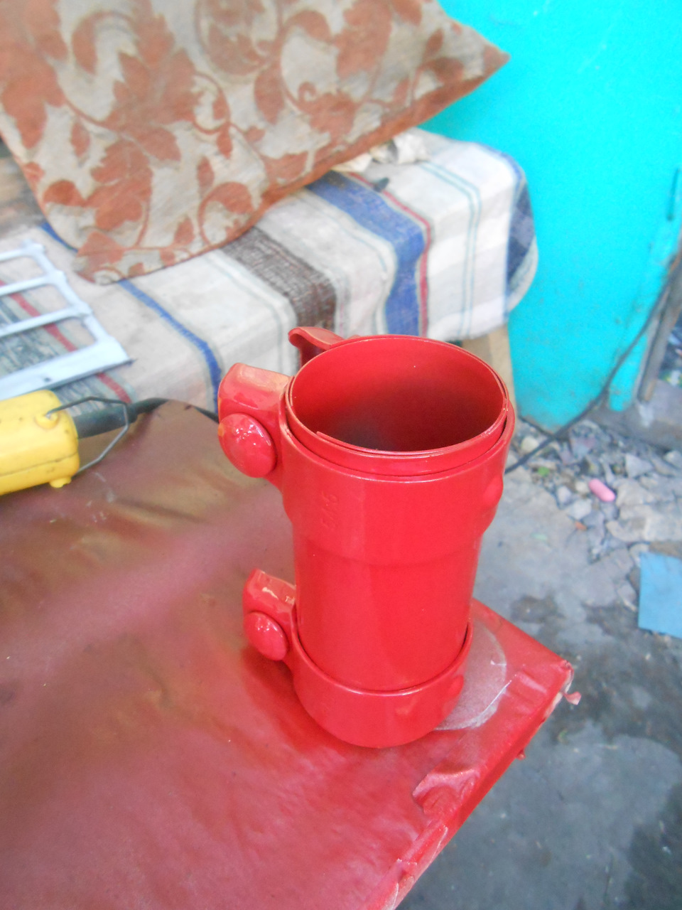 Выкрасил и оставил сохнуть. Цвет — спортивный))) — Audi 80 (B3)