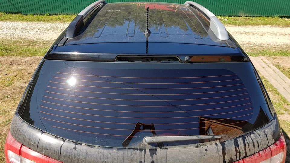 Готовим поверхность — чистим и обезжириваем. — KIA Sorento (2G)