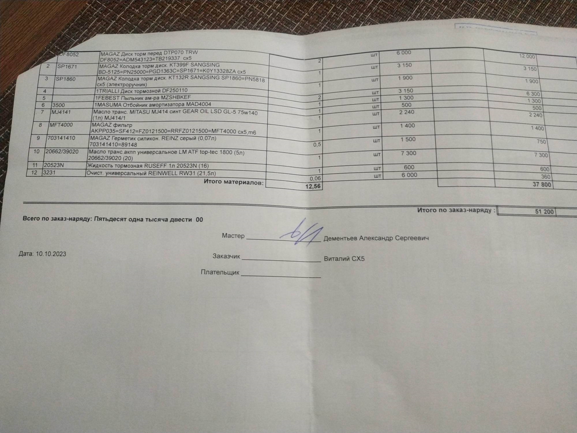 Большое ТО — Mazda CX-5 (1G), 2 л, 2016 года | плановое ТО | DRIVE2