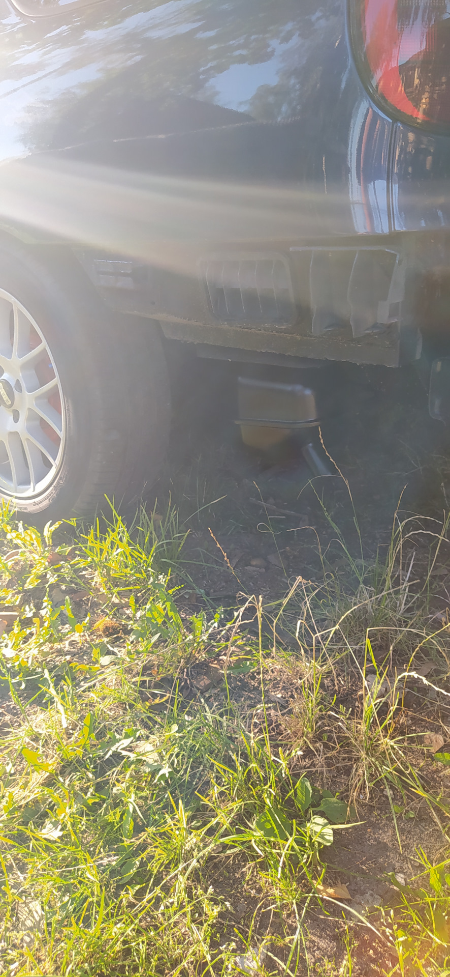 Покраска глушителя. — Renault Laguna I, 2 л, 1998 года | своими руками ...