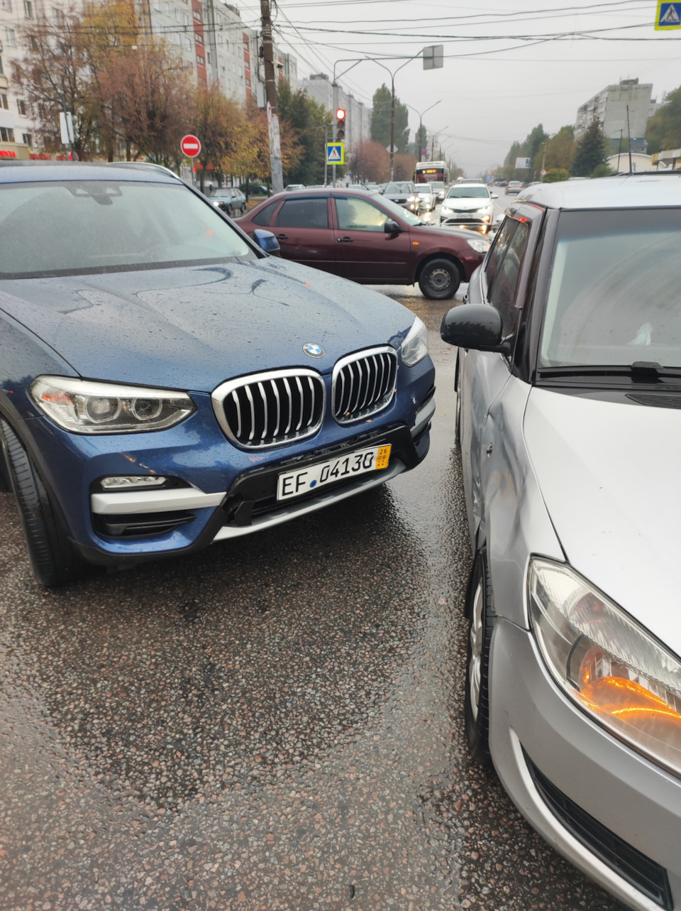 Не успел даже оформить! — BMW X3 (G01), 2 л, 2019 года | ДТП | DRIVE2