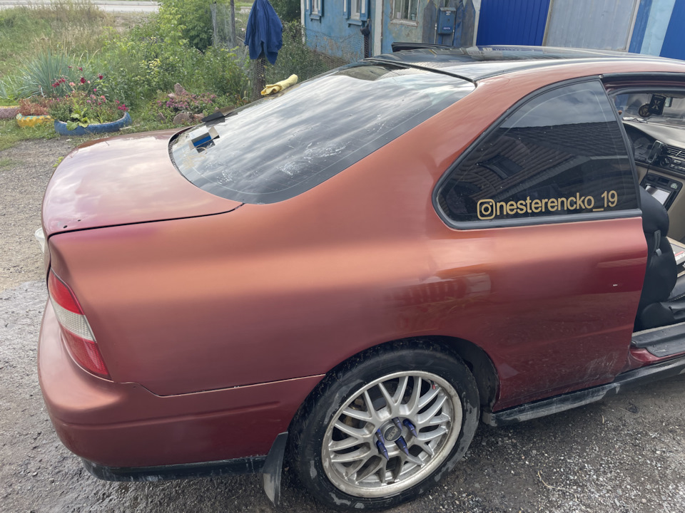 Снова красить — Honda Accord (5G), 2 л., 1994 года | кузовной ремонт ...