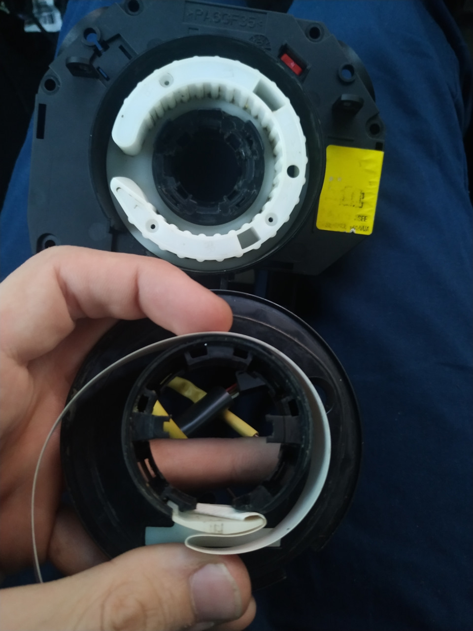 Установка подрулевого шлейфа Fiat Grande Punto — FIAT Grande Punto, 1,4 ...