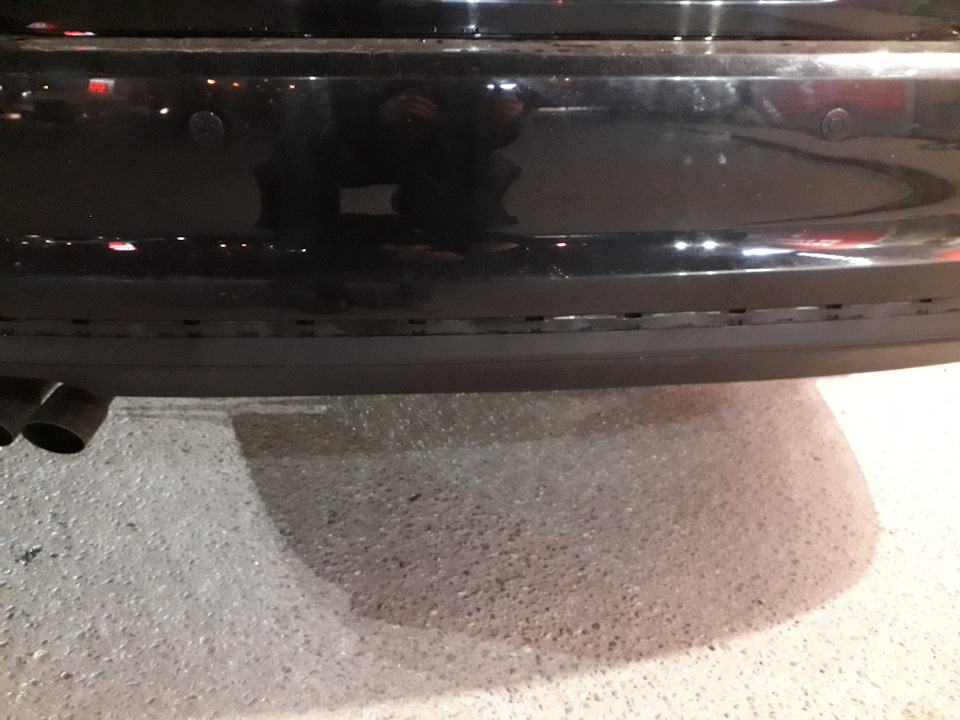 Юбка заднего бампера под 2 трубы. Нужен совет. — Volkswagen Jetta VI, 1 ...
