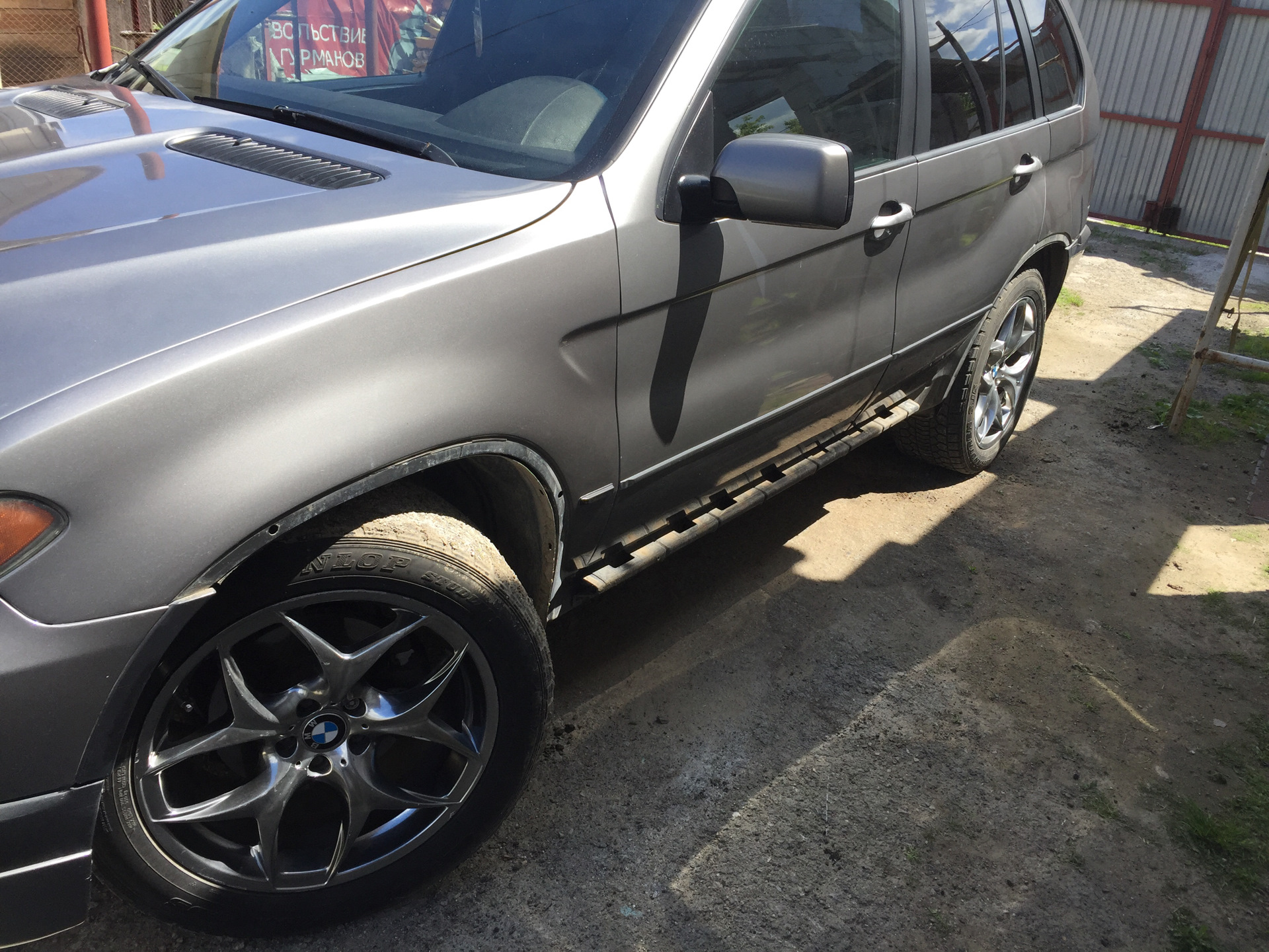 Окраска пластика структурной краской — BMW X5 (E53), 3 л, 2004 года |  своими руками | DRIVE2