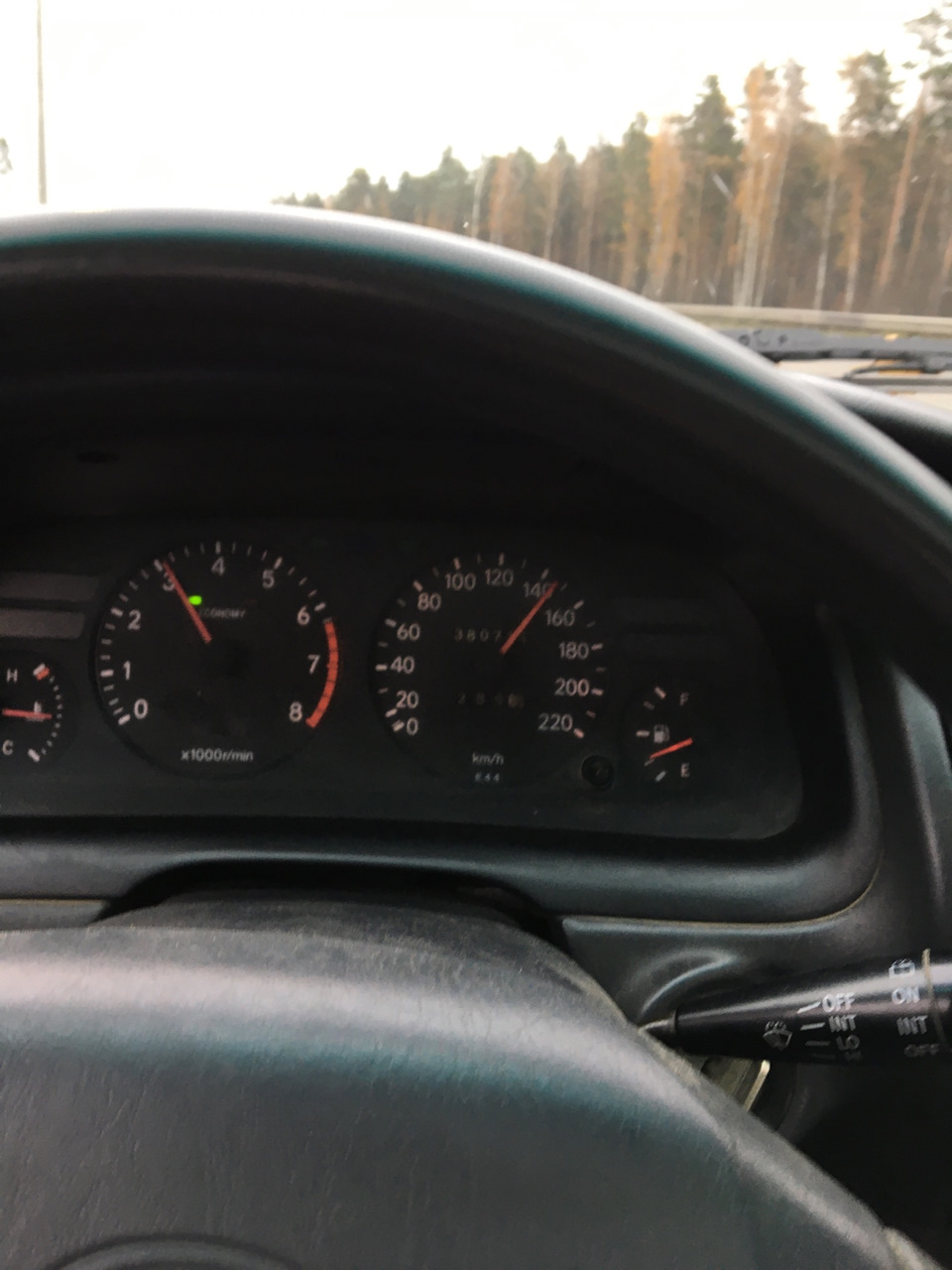 Спидометр завышает показания. — Toyota Corolla (100), 1,3 л., 1993 года ...