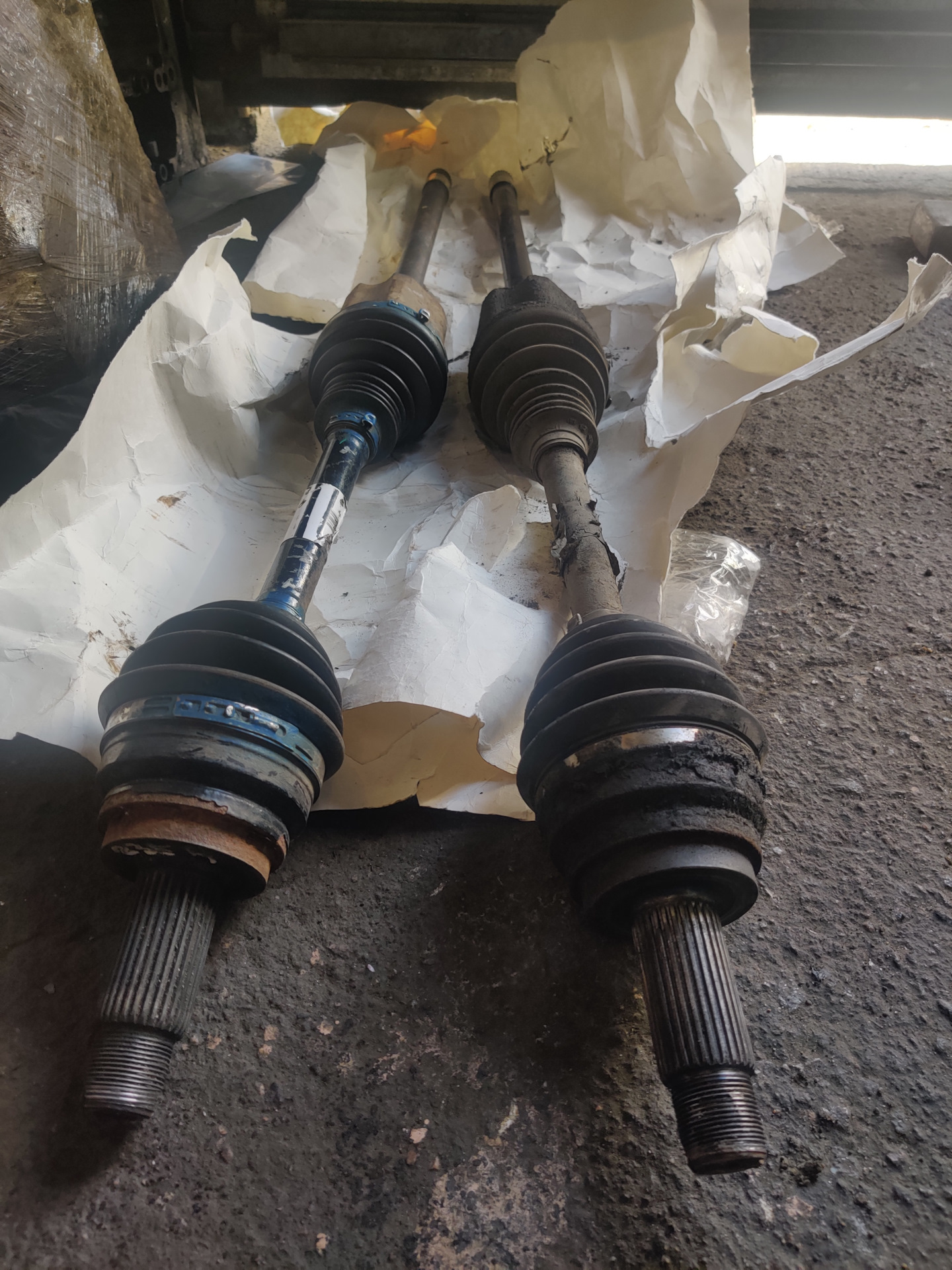 Замена правого привода — BMW X5 (E70), 3 л, 2007 года | поломка | DRIVE2