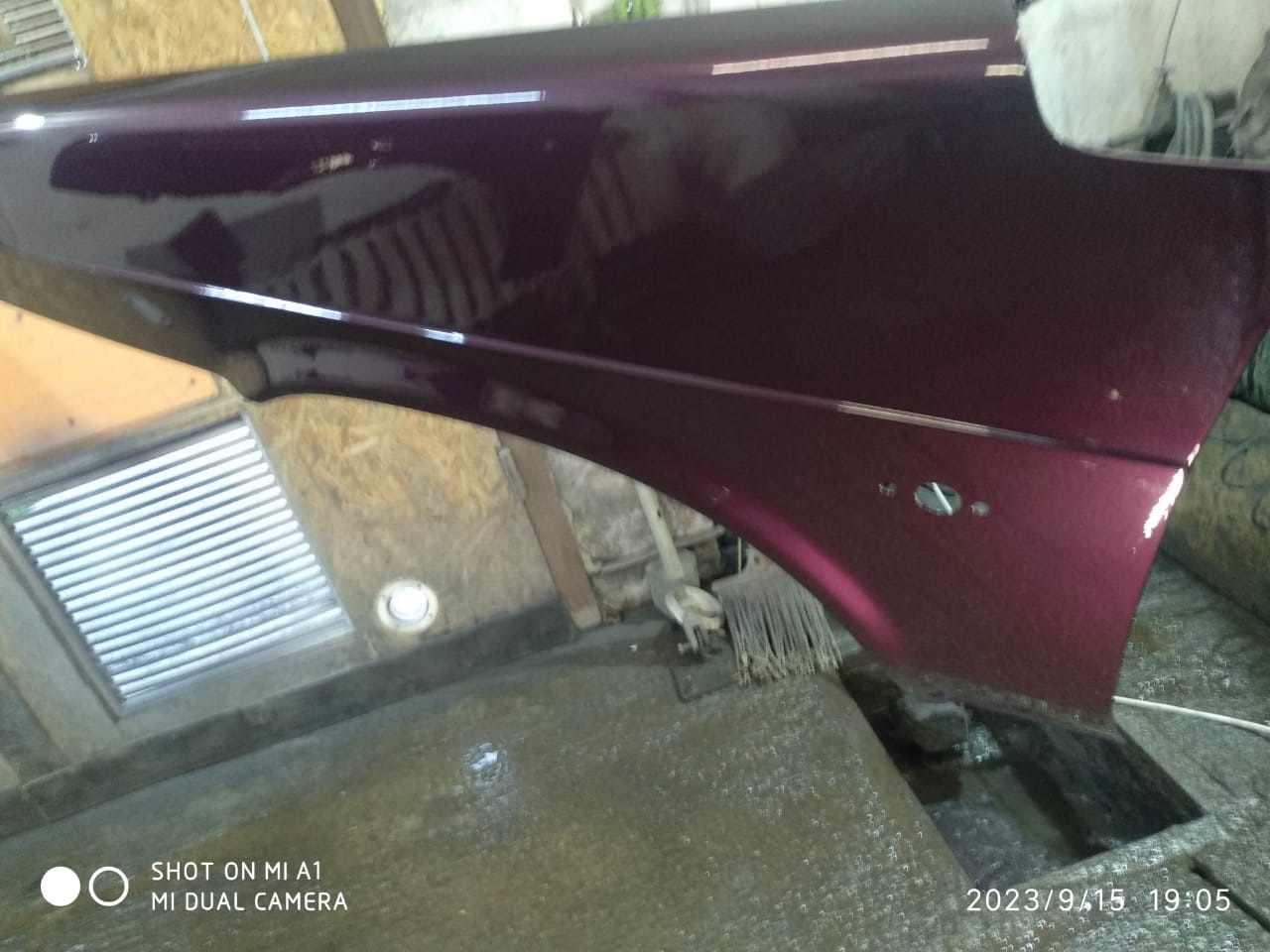 Покраска крыльев и капота (нанесение антигравия) — Lada 2109, 1,5 л ...