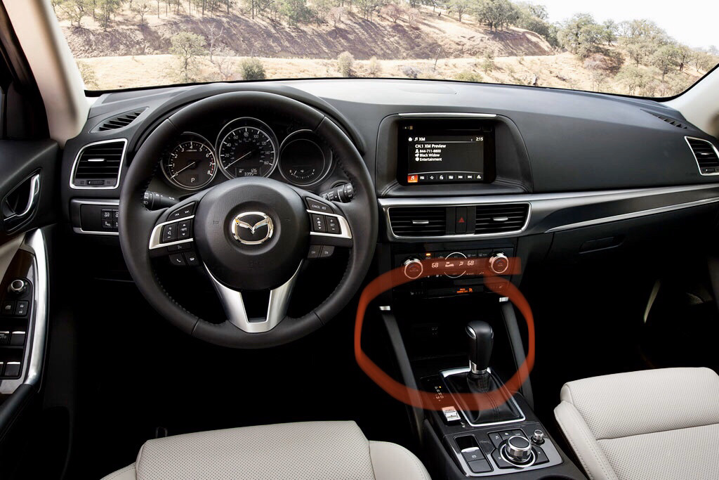 Mazda cx 5 интерьер