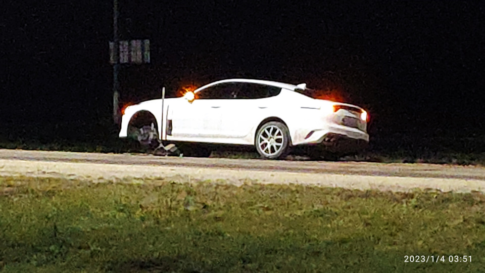 Новогодний шиномонтаж Стингер 2.0 — KIA Stinger, 2 л, 2019 года | визит ...