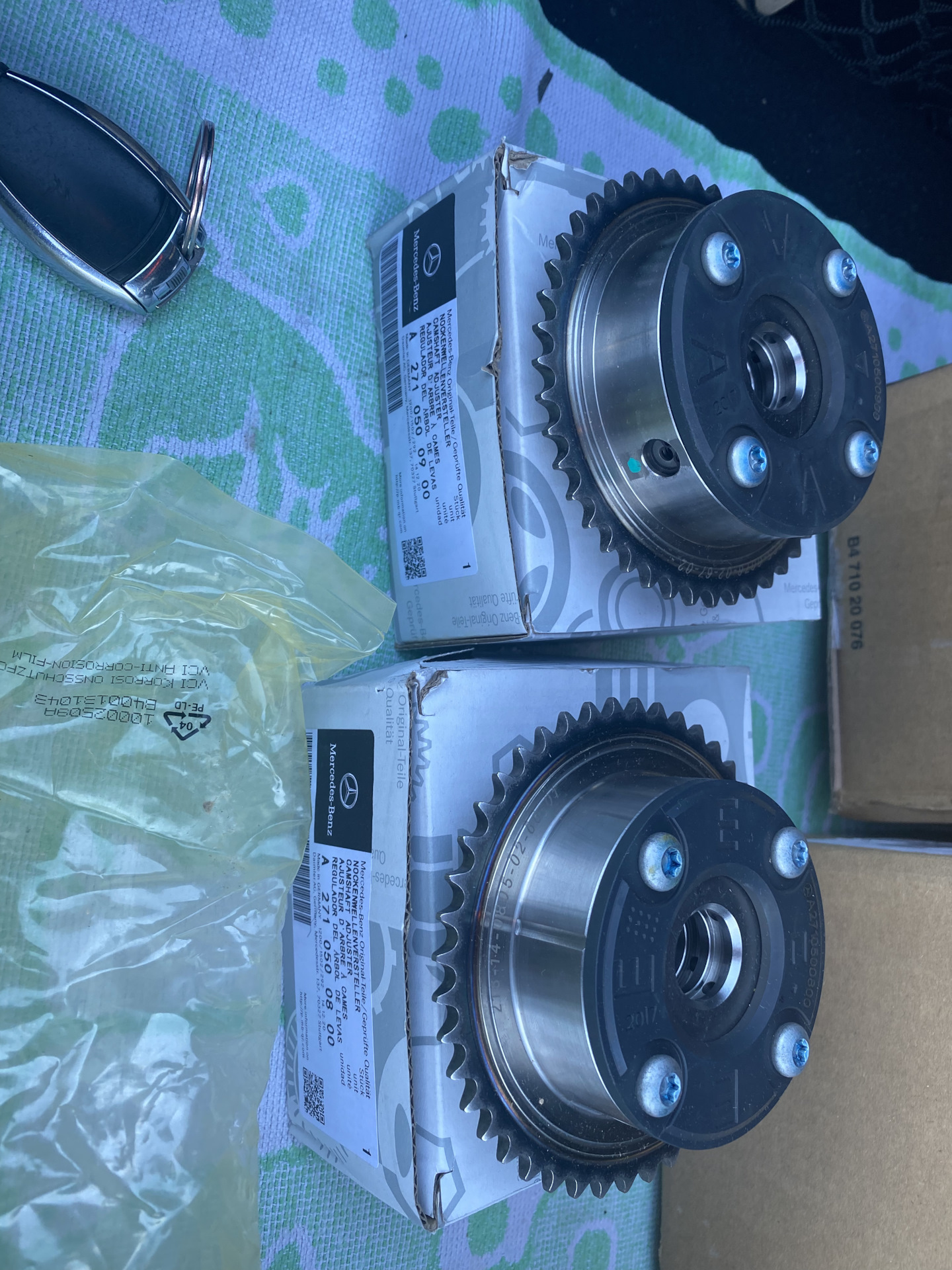 Замена муфт распредвалов и цепи ГРМ — Mercedes-Benz C-class (W204), 1,8 ...