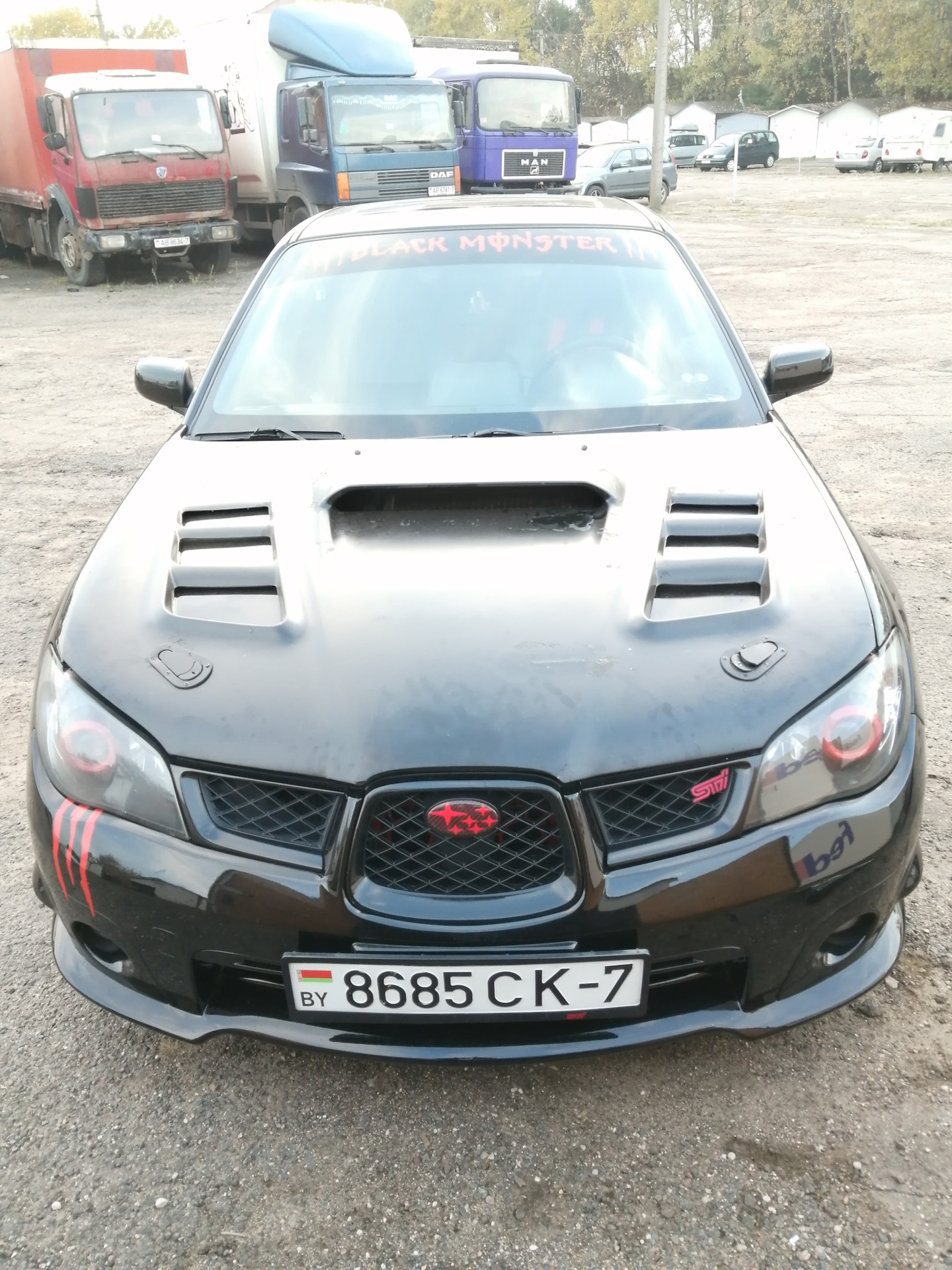 Карбоновый капот Varis — Subaru Impreza WRX (GD, GG), 2 л, 2003 года |  тюнинг | DRIVE2