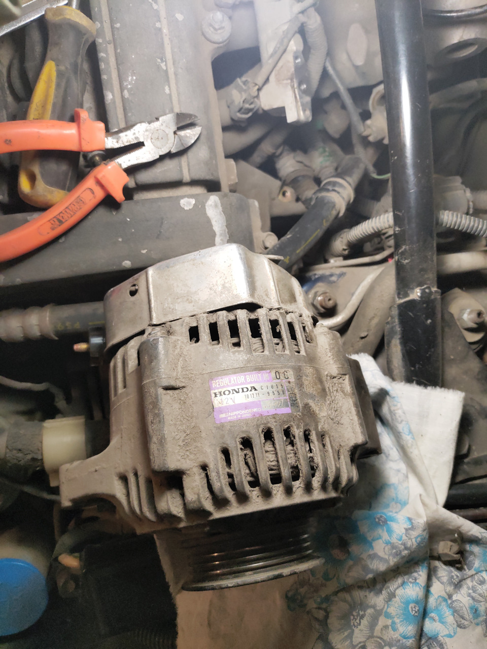 Новый аккум и дефектовка генератора — Honda Integra (DC1/DC2), 1,8 л ...