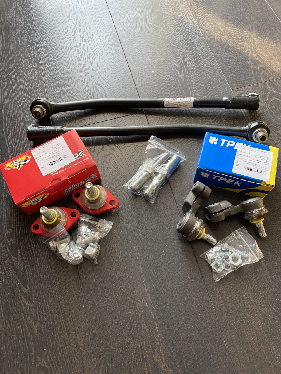 Шаровые и рулевые наконечники — Lada Приора хэтчбек, 1,6 л, 2012 года ...