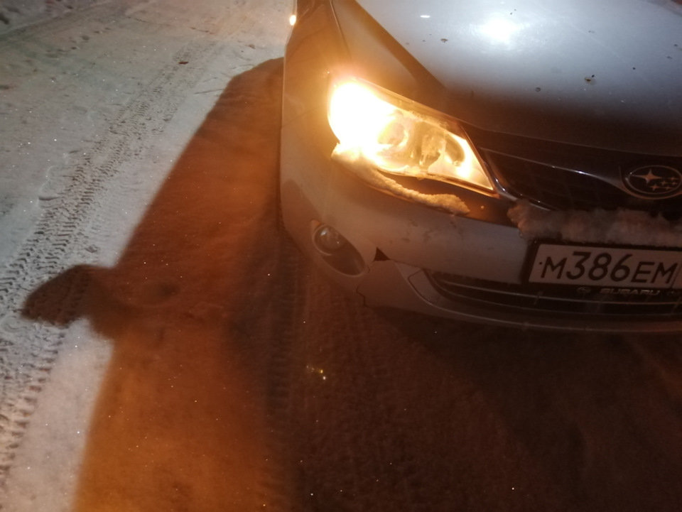 Треснул бампер — Subaru Impreza (GE, GH), 1,5 л, 2008 года | стайлинг ...