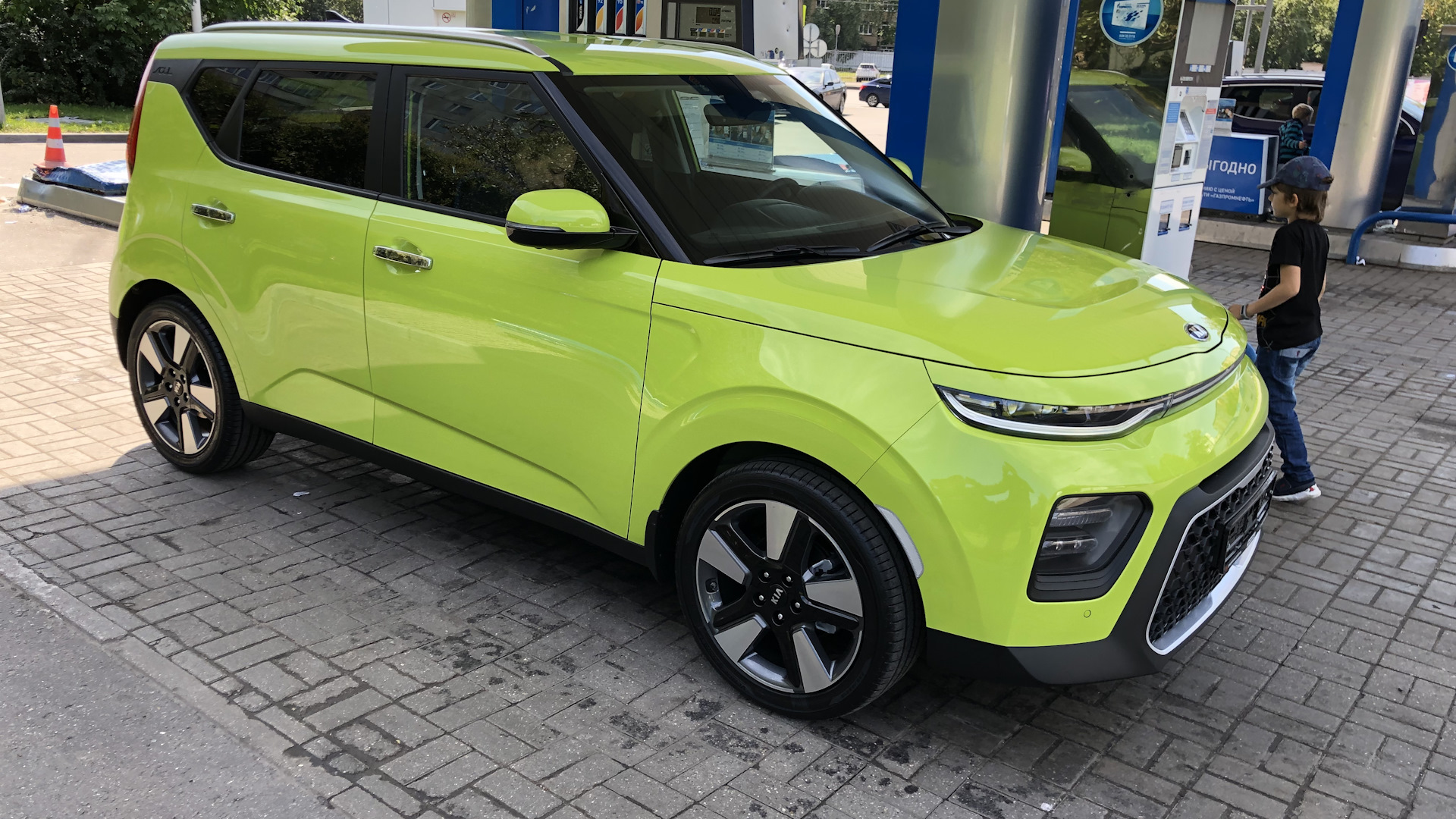 Kia Soul 2014 зелёная