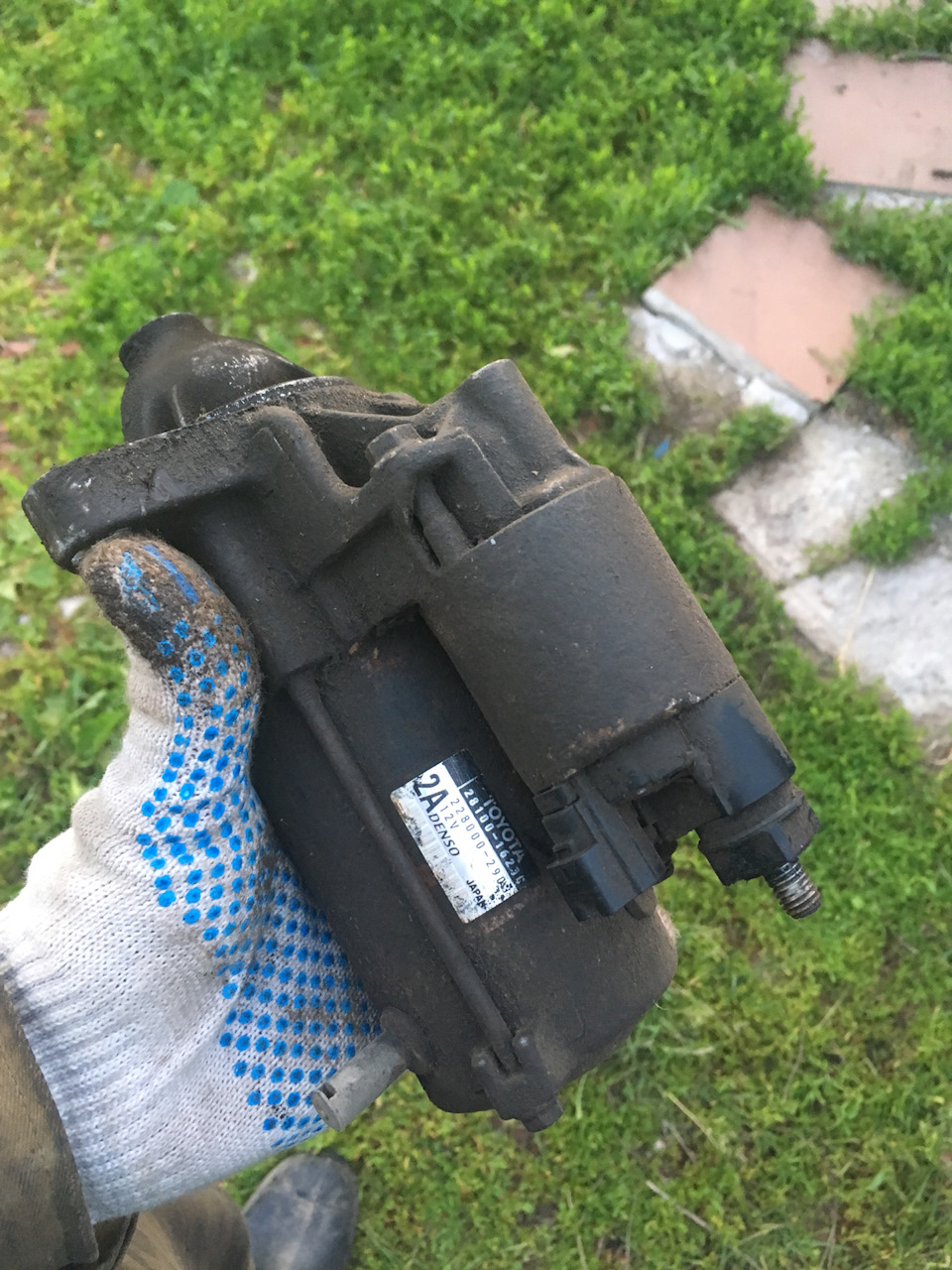 Замена щеток в стартере — Toyota Corolla (110), 1,6 л, 1997 года ...