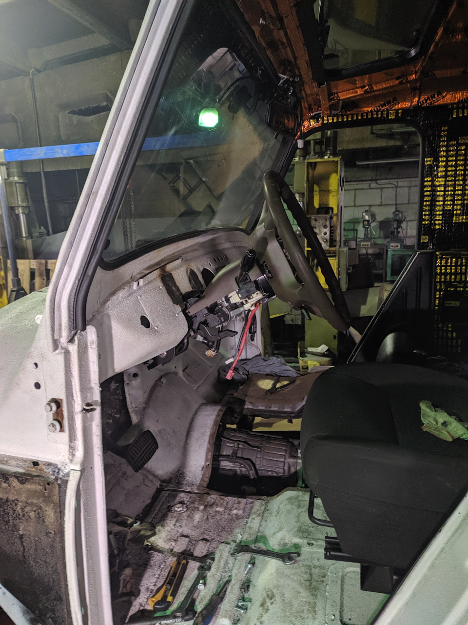 Установка Гур и рулевой колонки от Mitsubishi — УАЗ 31514, 4,3 л, 1990 ...