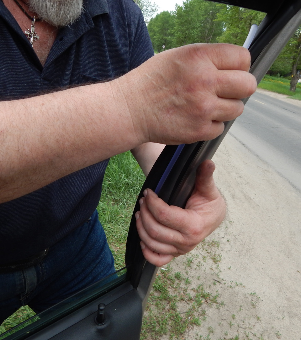 ЛАДА Гранта лифтбек — устранение дребезга стёкол. — Lada Гранта Лифтбек ...