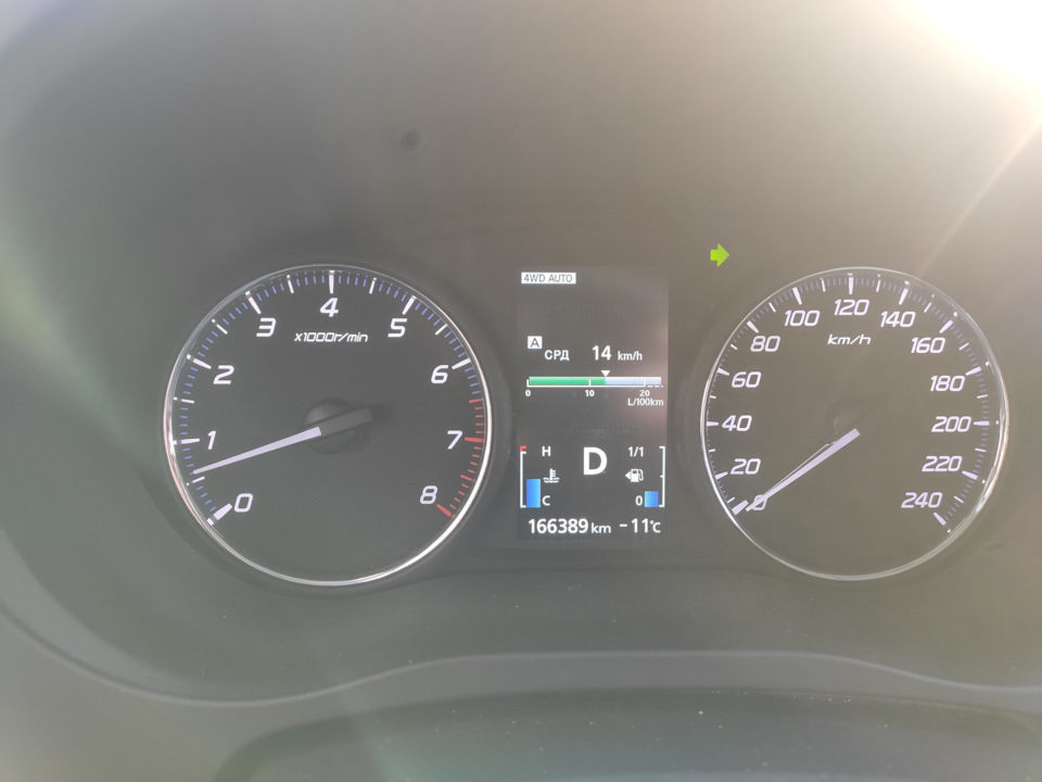 У кого какие обороты на D ? — Mitsubishi Outlander (3G), 2,4 л, 2014 ...