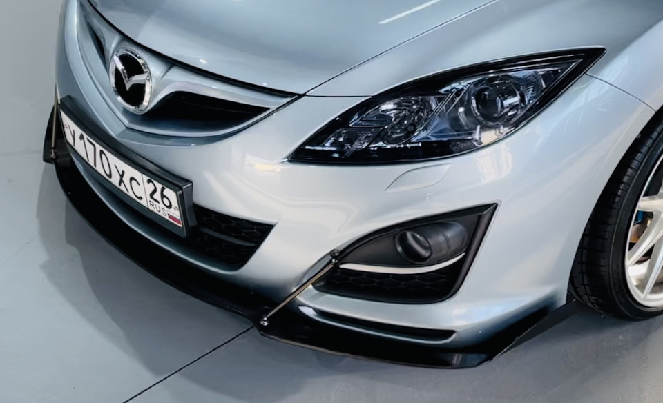 Сплиттер передний на Mazda 6 (2G) GH. Б/у | 15 000 ₽ в городе ...