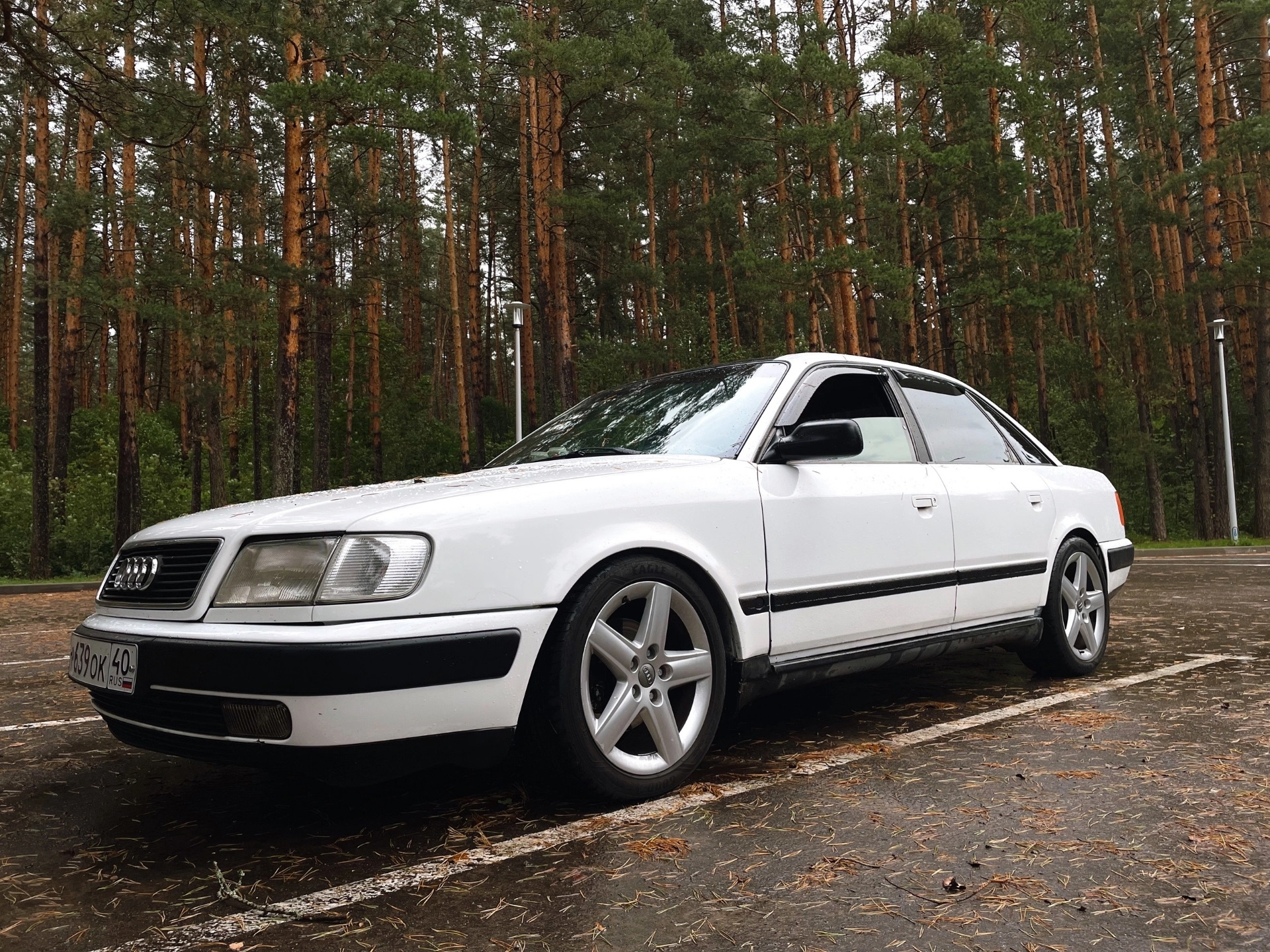 Ауди 100 с4 белая пушка — Audi 100 (C4), 2,3 л, 1991 года | покатушки |  DRIVE2